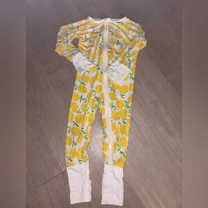 Little sleepies 6/12m bamboo sleeper lemon